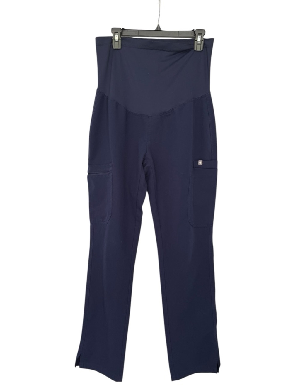 FIGS maternity scrub pants navy blue